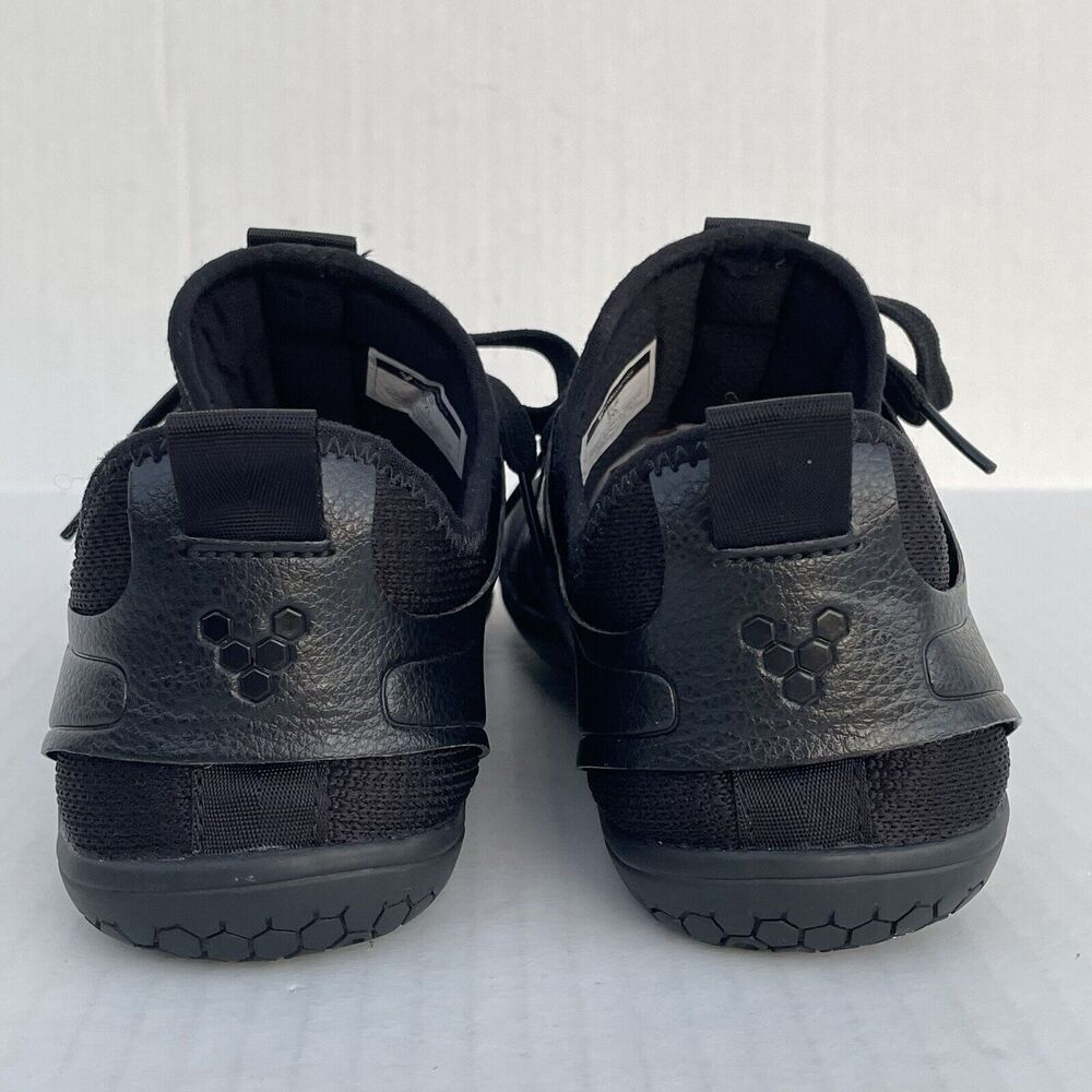 Vivobarefoot Womens Kasana Knit & Leather Black Minimalist Barefoot Shoes 8 EU39 - Picture 9 of 13